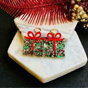 Unique Christmas Earrings Present Dangle